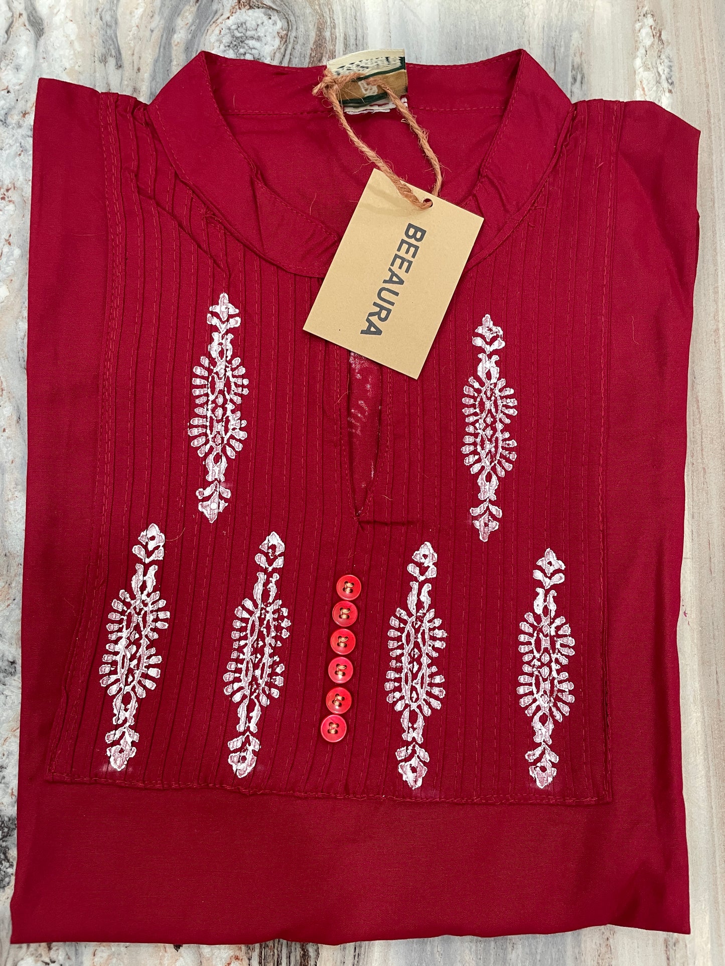 Hand block print kurti