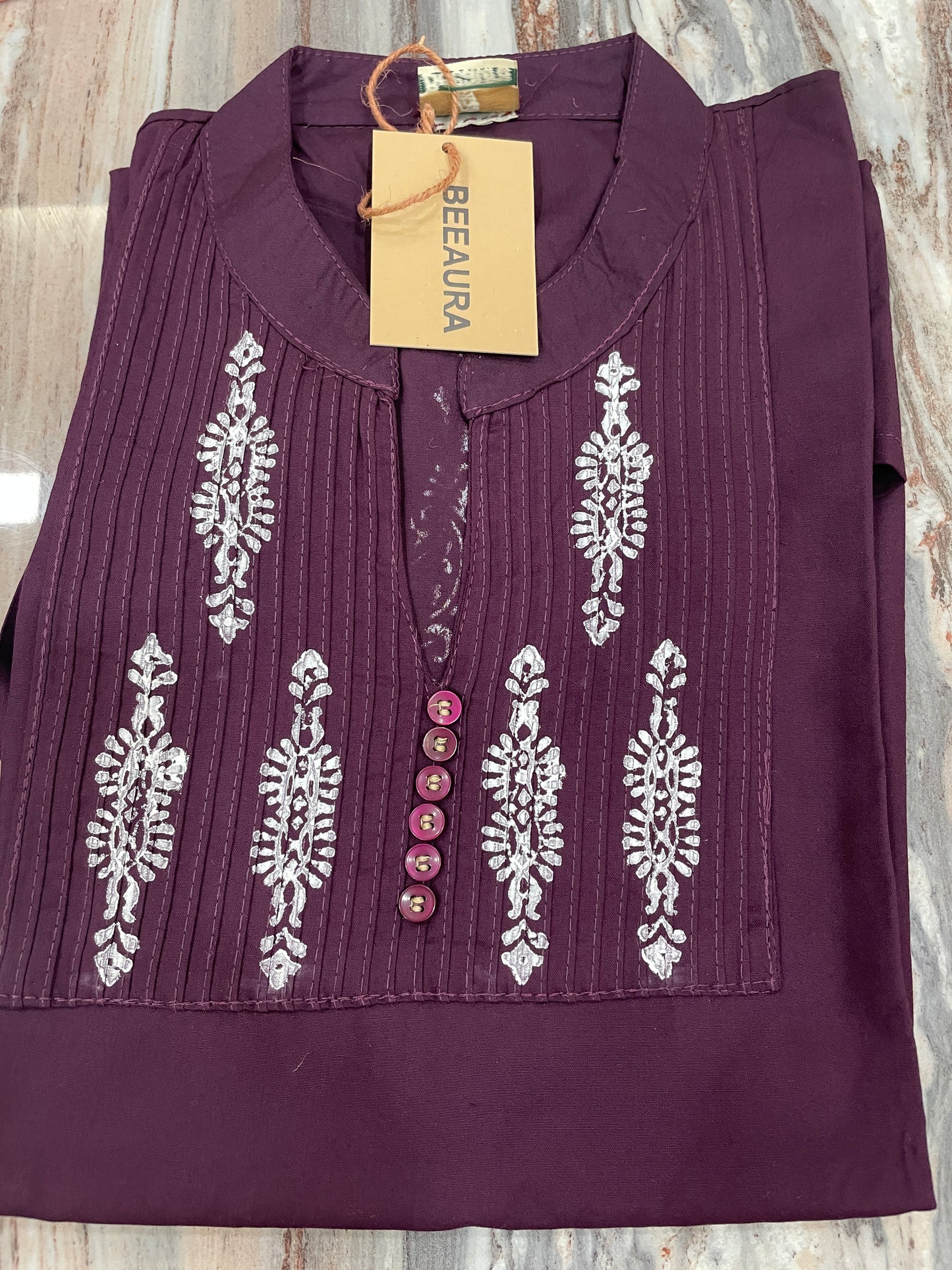 Hand block print kurti