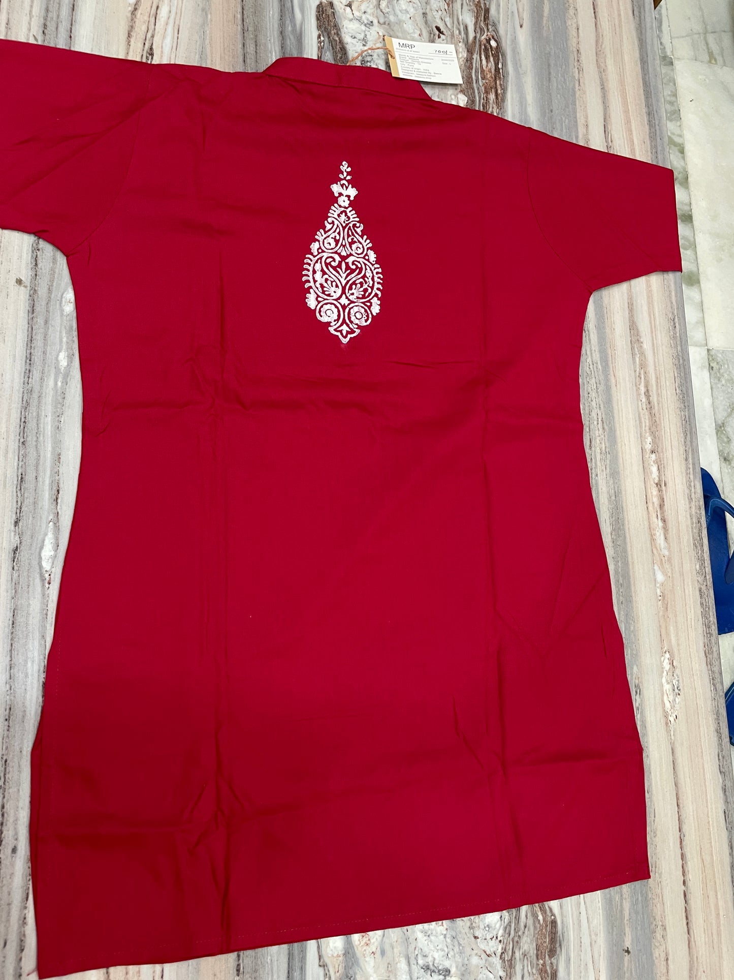 Hand block print kurti