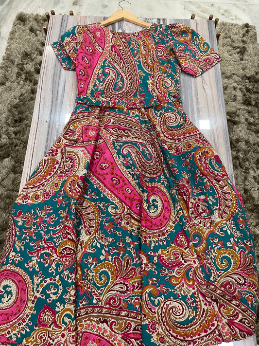 Kalamkari one piece dress