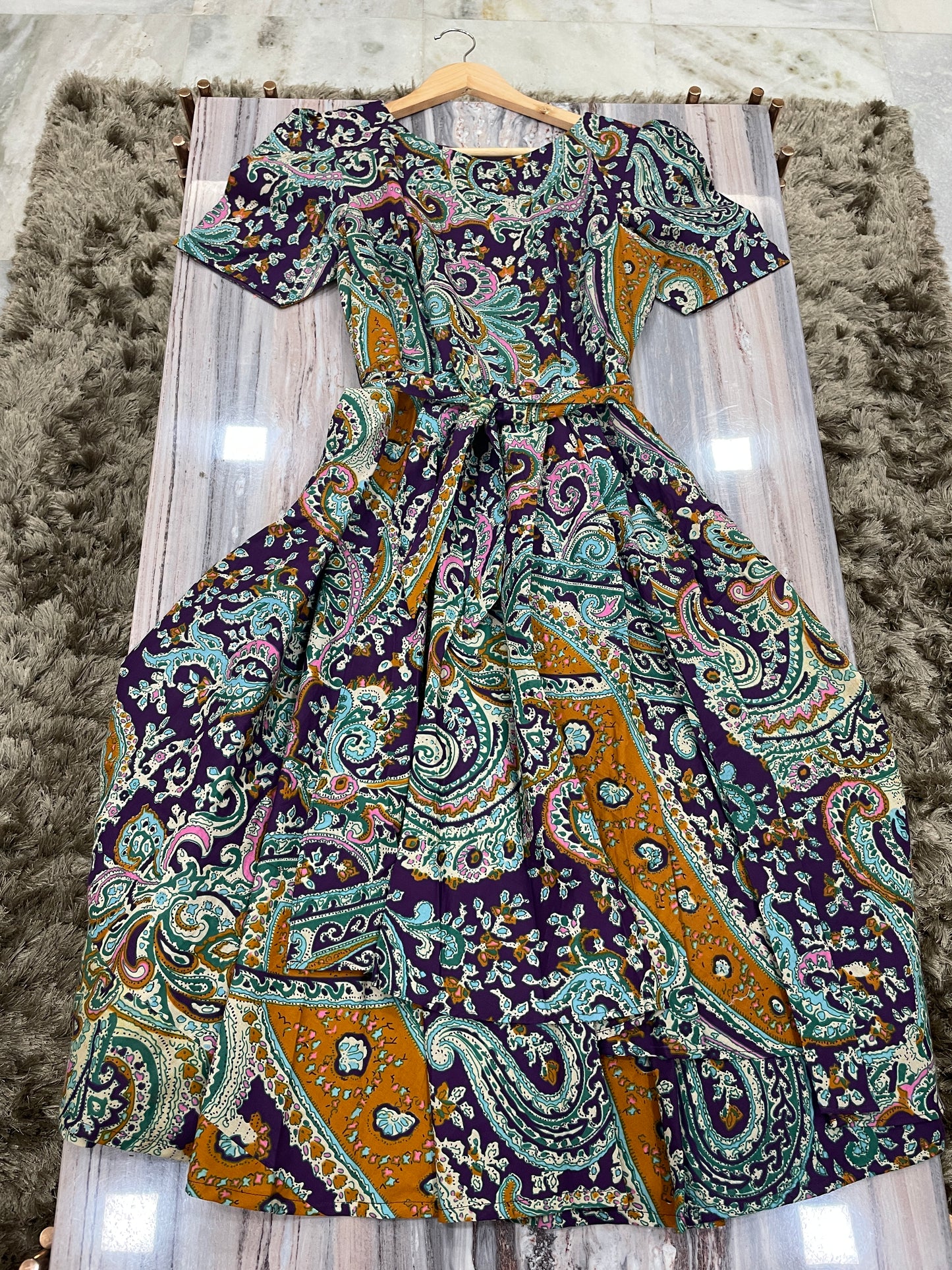 Kalamkari one piece dress