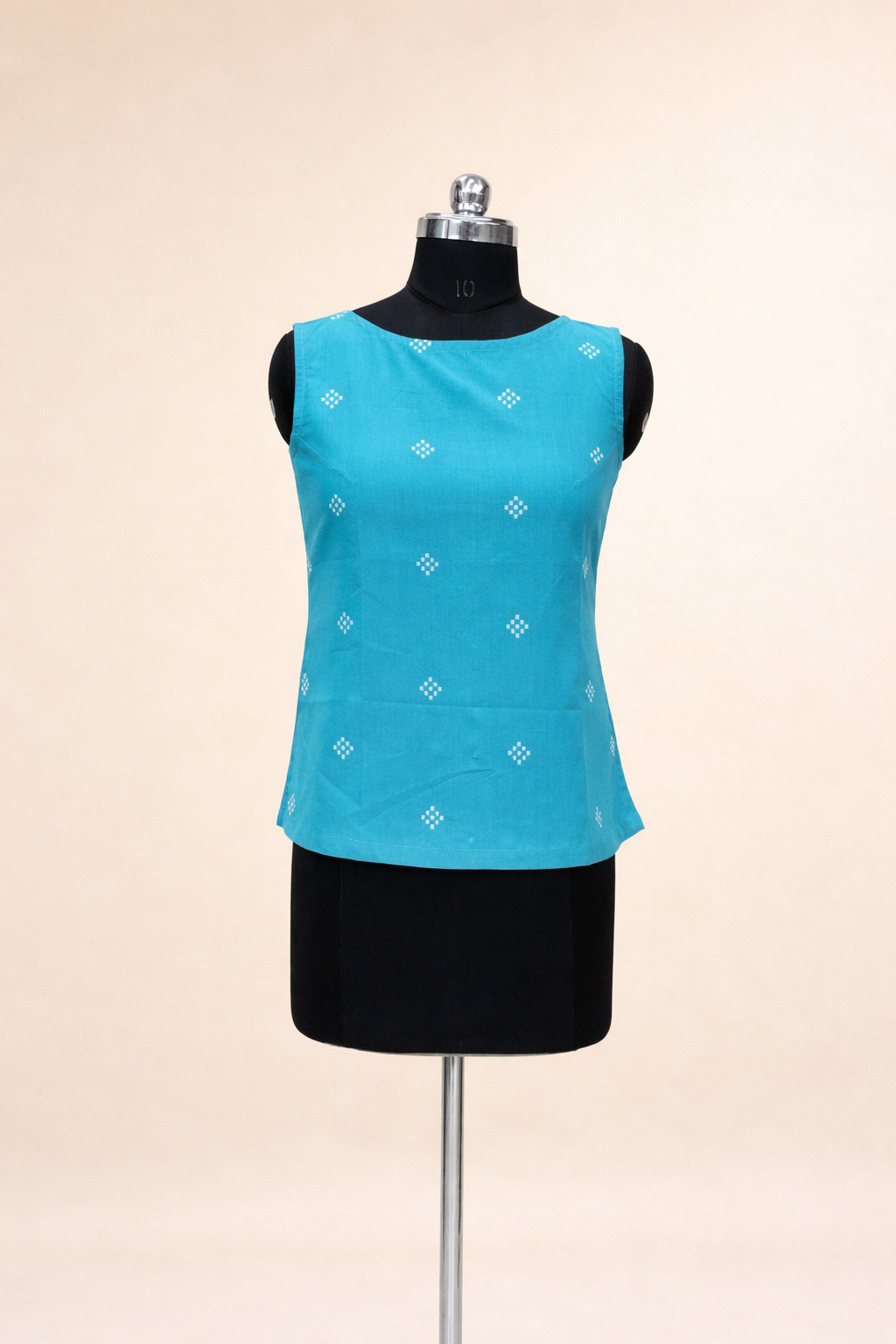 Jacquard cotton tops