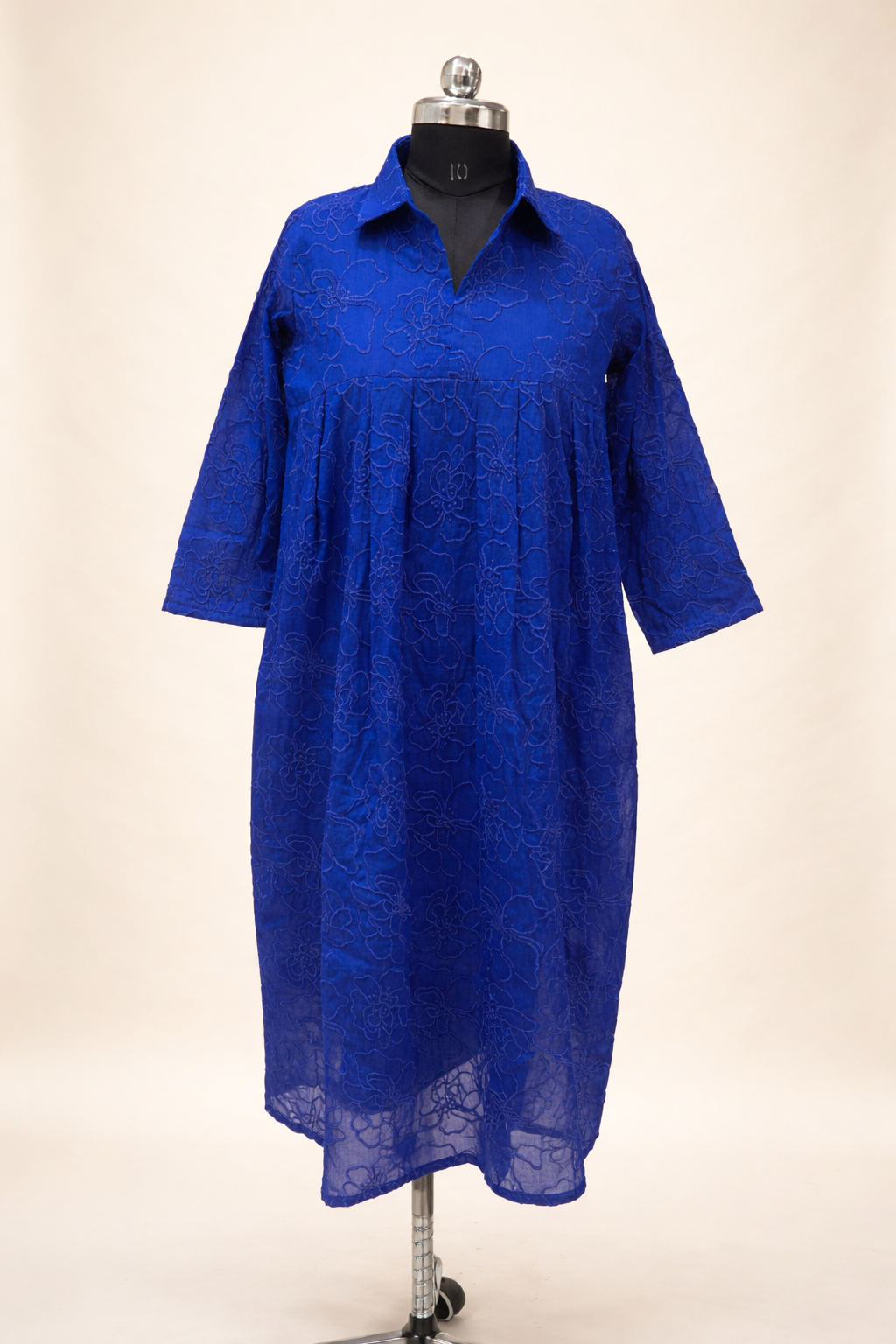 Self embroidered dress